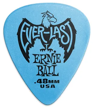 Ernie Ball Everlast Picks .48mm Blue