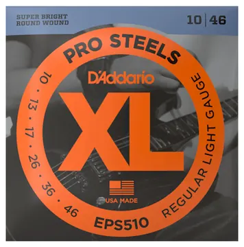 D'Addario EPS510 Regular Light Electric Guitar Strings Steel