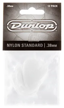 Dunlop 44P38 NYLON STANDARD PLAYER'S PACK DE 12 MEDIATORS 0,38mm