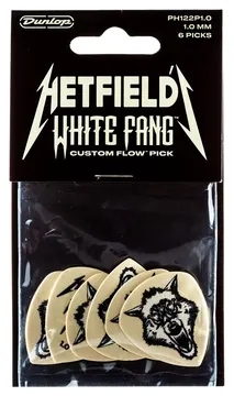 Dunlop PH122P1.0 Guitar Pick Hetfield´s White Fang Custom Flow 1,00mm