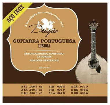 Encordoamento Novagi Guitarra Portuguesa Lisboa GP073