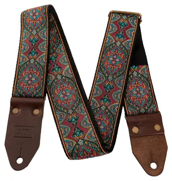 Air Straps Limited Edition Handcrafted Kashmir Two Guitar Strap