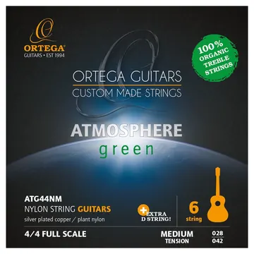 Ortega ATG44NM Saiten für Konzertgitarre Medium Tension