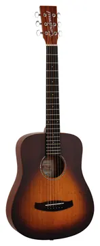 Tanglewood Crossroads TC2 Travel Guitar Whiskey Barrel Burst