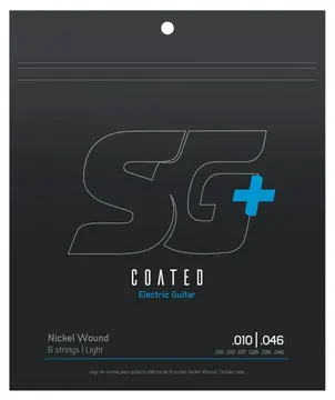 SG Encordoamento Para Guitarra Sg 5198C Revestido 010 Niquel 0.10 0.46