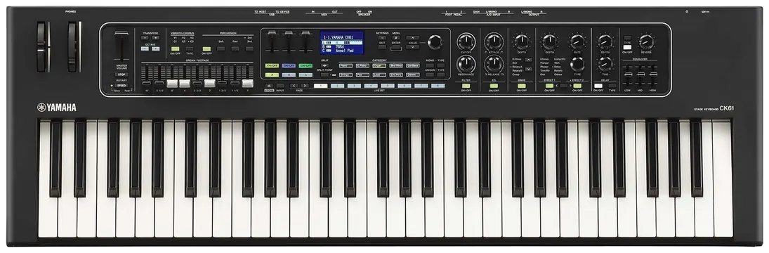 Yamaha Teclado Sintetizador Yamaha Stage Ck61 Midi