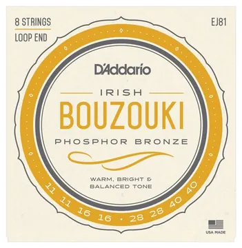 D'Addario EJ81| Irish Bouzouki Strings | 11-40