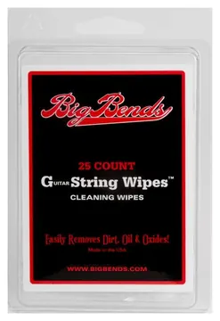 Big Bends Guitar String Wipes 25 Stück