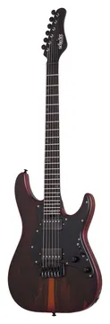 Schecter Sun Valley Super Shredder Exotic HT Ziricote - Natural Satin