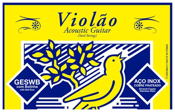 Giannini Encordoamento Giannini Canário Com Bolinha Violão Aço