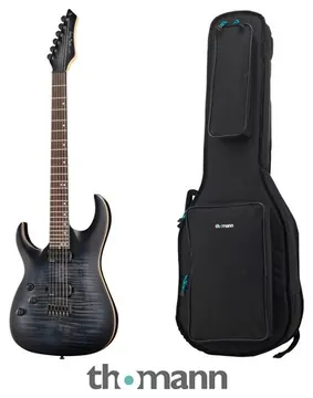 Harley Benton Amarok 6 LH BKNT Flame Bundle