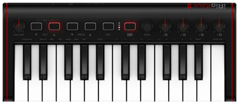 IK Multimedia Controlador iRig Keys 2 Mini 25 Teclas Preto