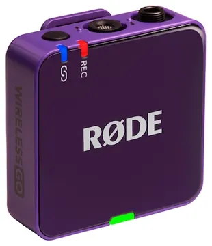 Rode Wireless Go Gen 3 Dual Purple Digitales Drahtlos-Mikrofonsystem