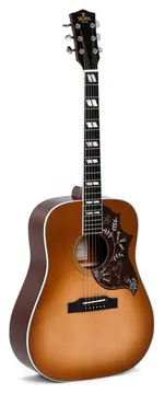 Sigma DM-SG5 SG Series Acoustic-Electric Guitar, Heritage Cherry