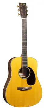 Martin Junior Series D Jr-E Spruce/Walnut Acoustic-Electric Guitar, Satin Natural