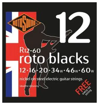 Rotosound Roto String Set Electric Nickel Wound 12-60, R12-60