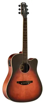 Malibu Grand Canyon Brown Burst Aço Eletroacústico