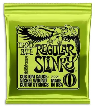 Jogo de Cordas Ernie Ball 2221 010 a 046 para Guitarra Elétrica