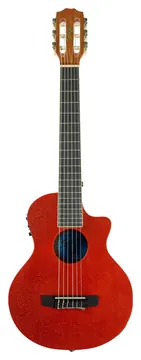 Seizi Fun Panda Nylon EletroAcústico - Lava Red Sparkle