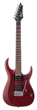 Cort X100 OPBC Linha X Series Superstrato Open Pore Black Cherry C/ Escala Escura