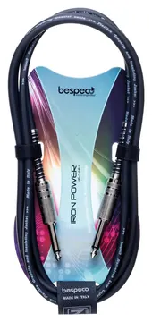 Bespeco IRO450 Cavo Jack 4,5 Metri Dritto - Dritto Nero