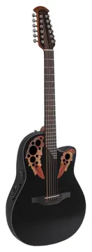 Ovation Celebrity Elite Mid Cutaway 12 Cordes Noir CE4412-5-G