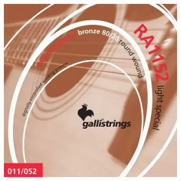 Galli String Set Acoustic 80/20 Bronze Wound, RA1152