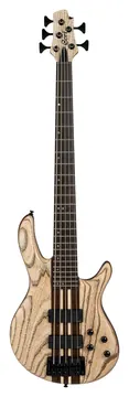 Cort A5 Ultra ENB Artisan 5-Saiter E-Bass + Bag, etched natural black