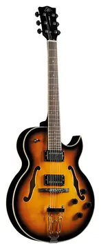 Eko Jazz hollowbody single cut Sunburst