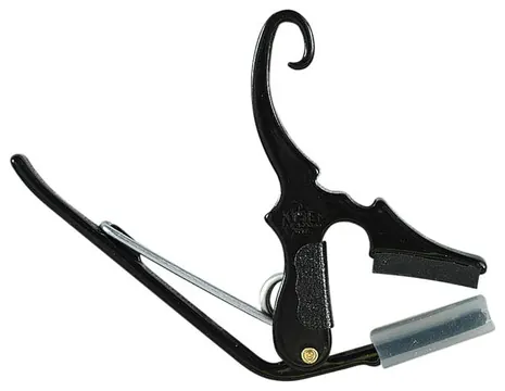 Kyser KG3BA Quick Change Short-Cut Kapodaster Western-/E-Gitarre, schwarz (529.300)