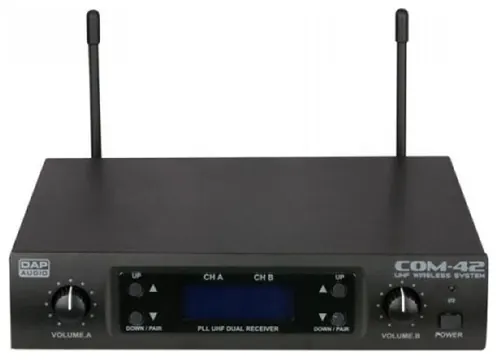 DAP-Audio COM-42 2-Kanal Handheld UHF Wireless Mikrofon Set