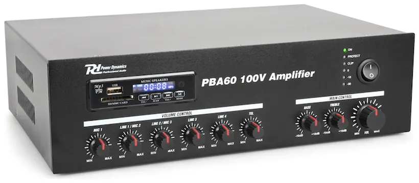 Power Dynamics PBA60 100V Verstärker 60W