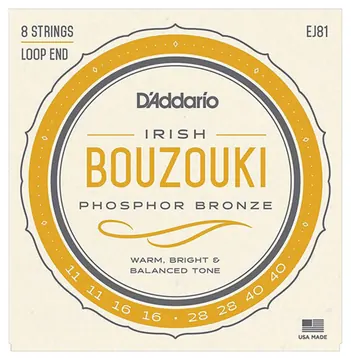 D'Addario EJ81 11-40 Extra Light Bouzouki Strings Phosphor Bronze