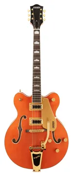 Gretsch G5422TG Electromatic Classic Hollow Body Double-Cut with Bigsby and Gold Hardware Orange Stain