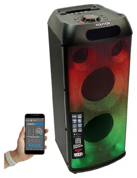 Polyvox Caixa Amplificada Com Bluetooth TWS 3 Vias 800W XT-660T - Polyvox