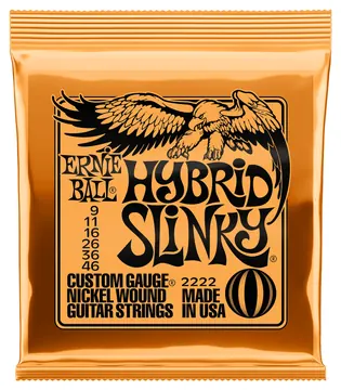 Ernie Ball Hybrid Slinky Strings 9-46