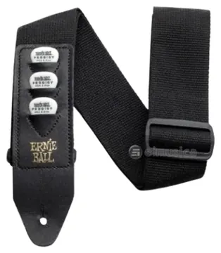 Ernie Ball Correia C/ Porta Palheta Ernie Ball - Modelo na Cor Preta (P04039)