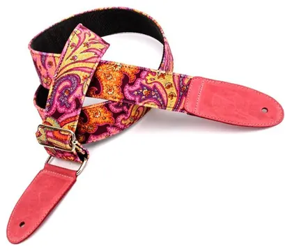 Bourbon Strap Velvet Garnacha Gitarrengurt