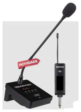 Soundvoice Microfone de Mesa Gooseneck Sem Fio Soundvoice Mm200 Uhf 40cm (9315)