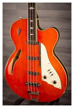 Duesenberg Motown bass Guitar - Vintage Orange