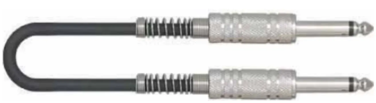 Leem CR-20 | Guitar Lead | 20ft | 1/4" Nicjel Plated Staight Jacks