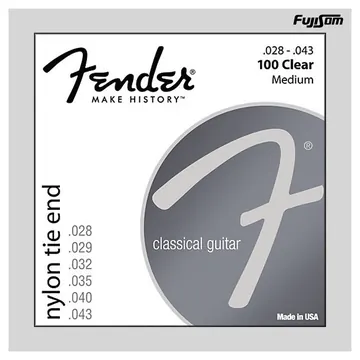 Fender Encordoamento Fender Para Violão Nylon 100CLR | Fujisom
