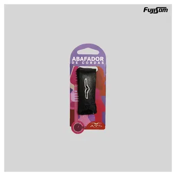AVS Abafador DE Cordas Avs Para Violão Guitarra Couro Preto | Fujisom