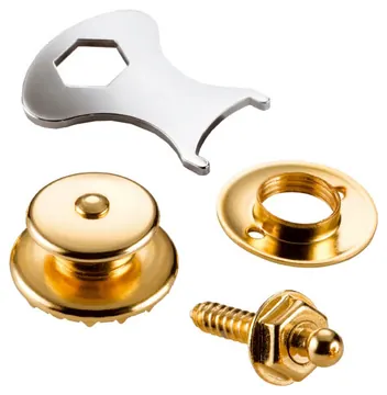 Loxx 705004 Security Lock Electric, gold Gitarrengurt-Wechsel- und Sicherungssystem