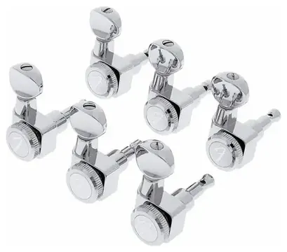 Fender Locking Stratocaster / Telecaster Tuners with Vintage Button - Mecchaniche per chitarra elettrica