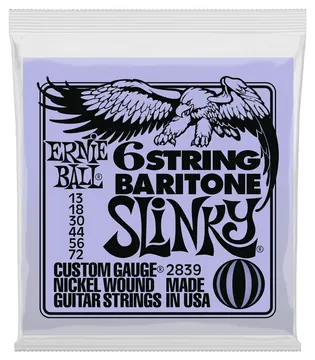 Ernie Ball Slinky Bariton, A-A Tuning 13-72