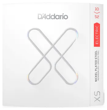 D'addario XS 10-52 Light Top/Heavy Bottom Coated Electric Guitar Strings