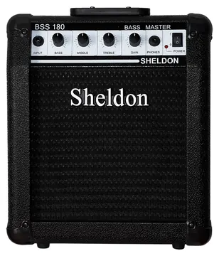 Sheldon Amplificador De Contrabaixo Sheldon BSS180 18W RMS Preto