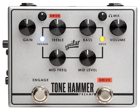 Aguilar Tone Hammer Preamp Pedal - Compact Preamp/D.I.