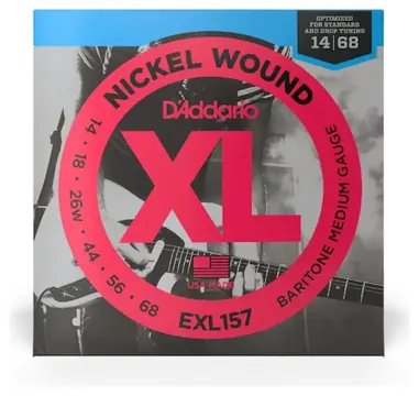 D'addario EXL157 Nickel Wound 14-68 Baritone Medium Gauge